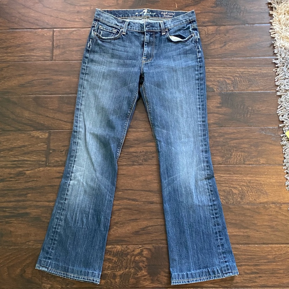 7 FAM high waist bootcut jeans size28x27
